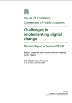 Challenges in implementing digital change